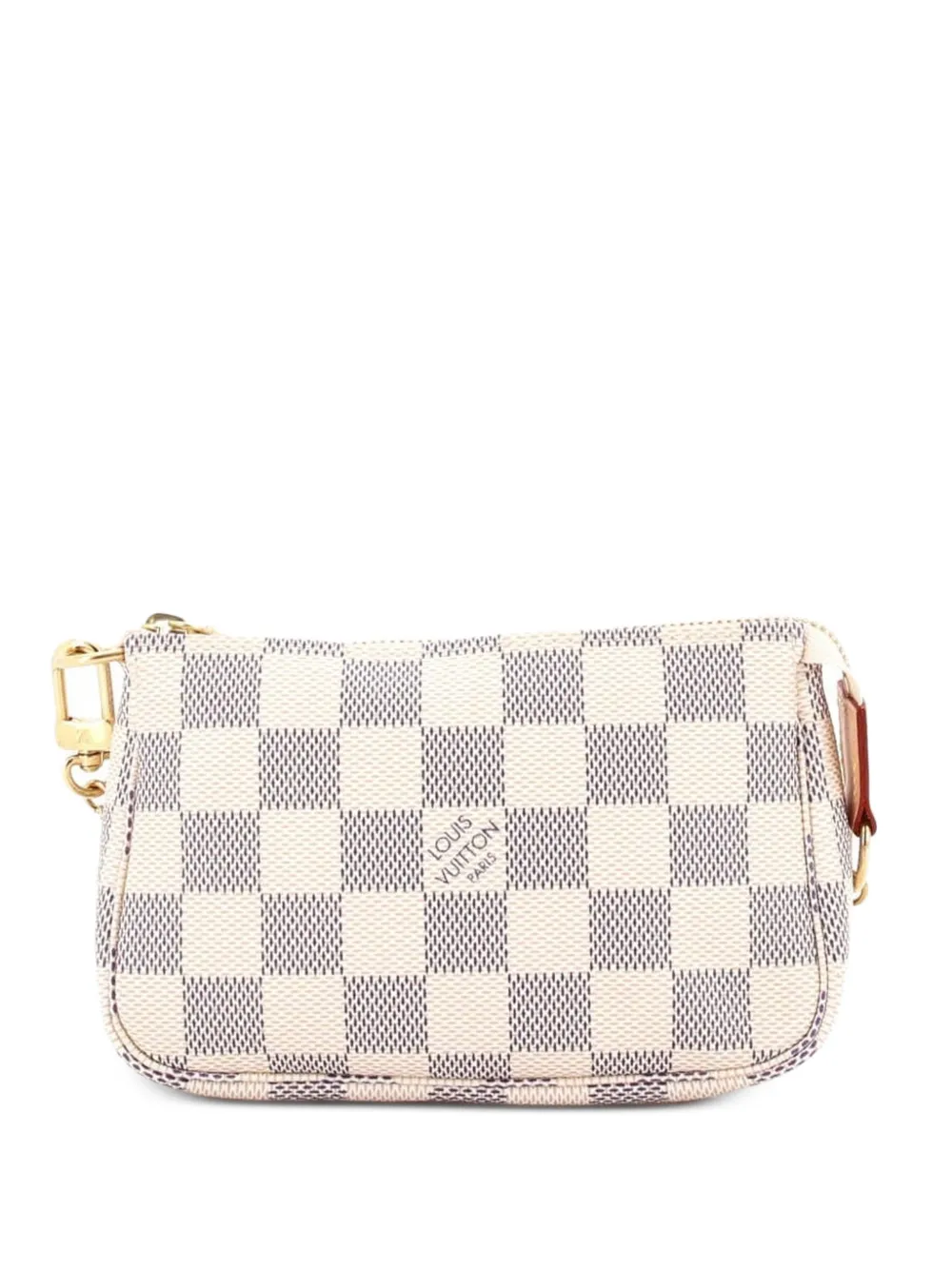 Louis Vuitton Pre-Owned mini pochette Accessoires Damier - Blanc