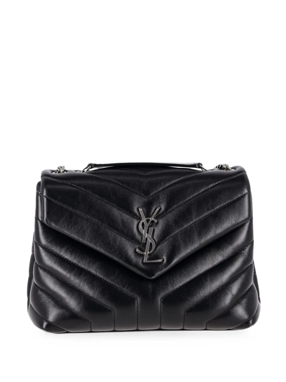 Saint Laurent Pre-Owned small Loulou quilted shoulder bag - Nero