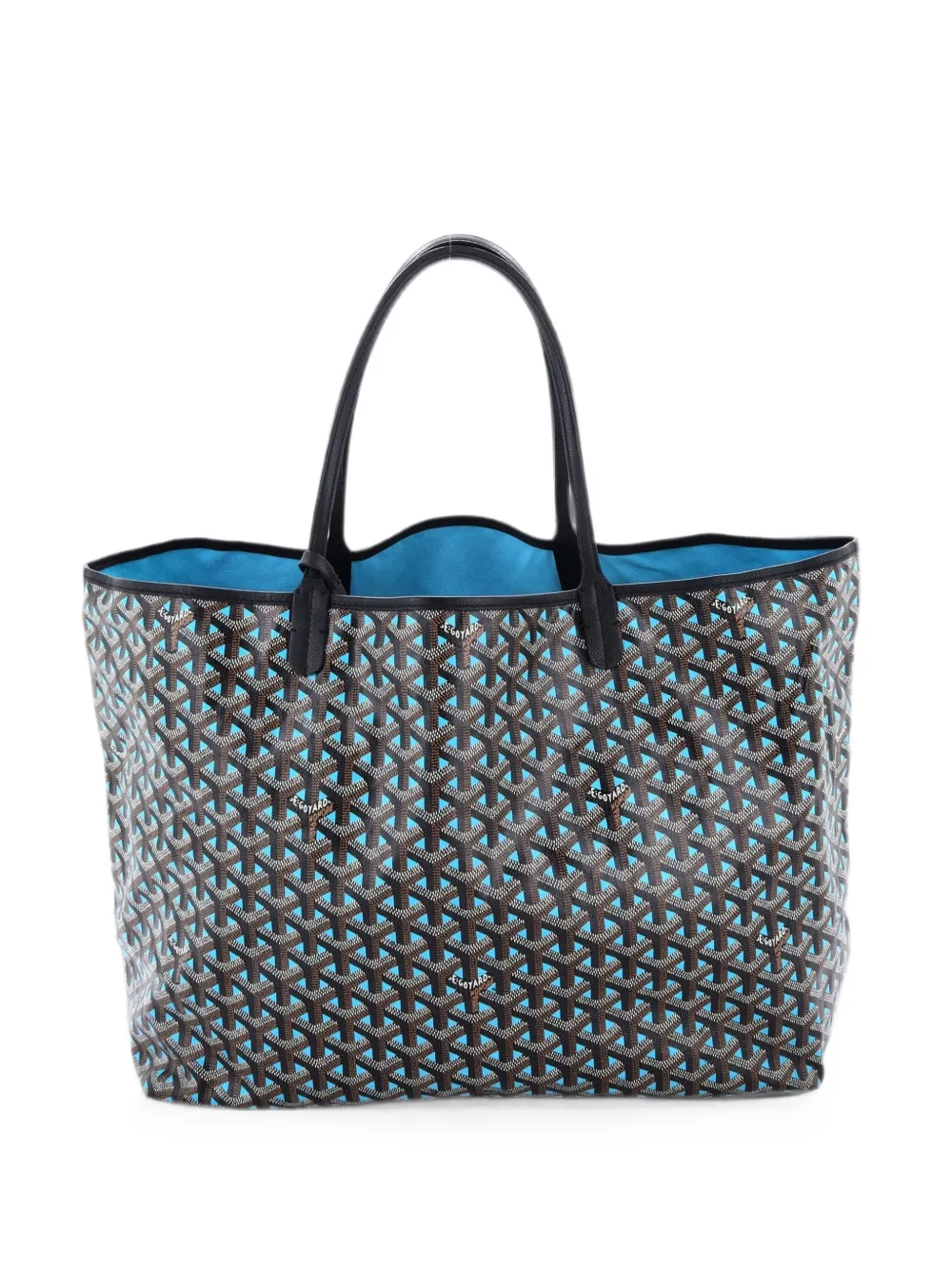 Goyard Pre-Owned Saint Louis Claire Voie Coated Canvas GM tote bag - Black