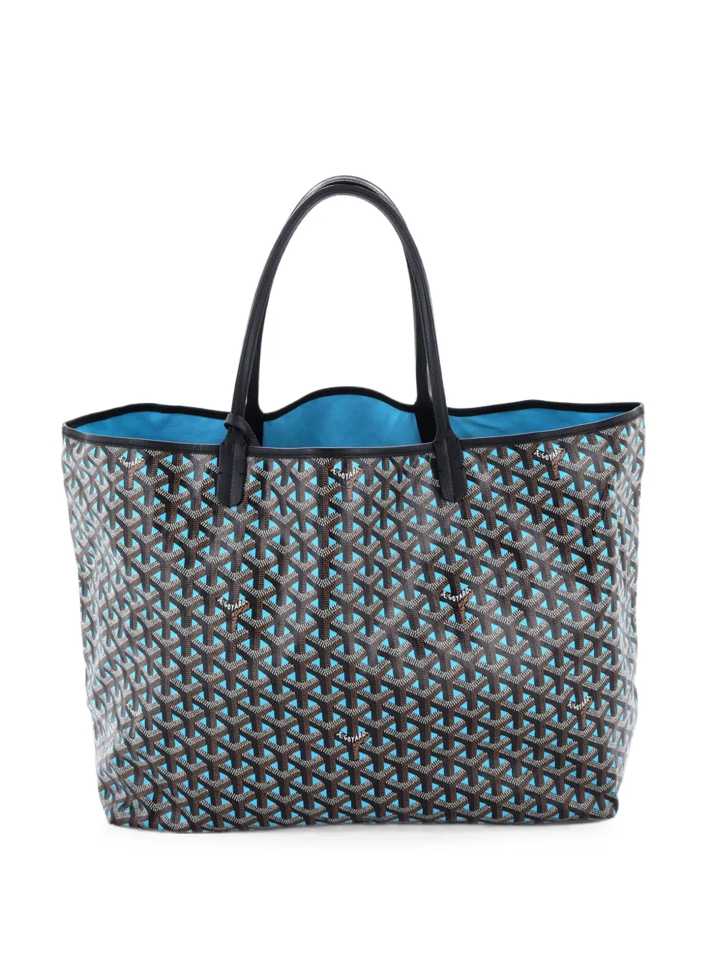 Goyard Pre-Owned Beschichtete Saint Louis PM Canvas-Tote Bag - Schwarz