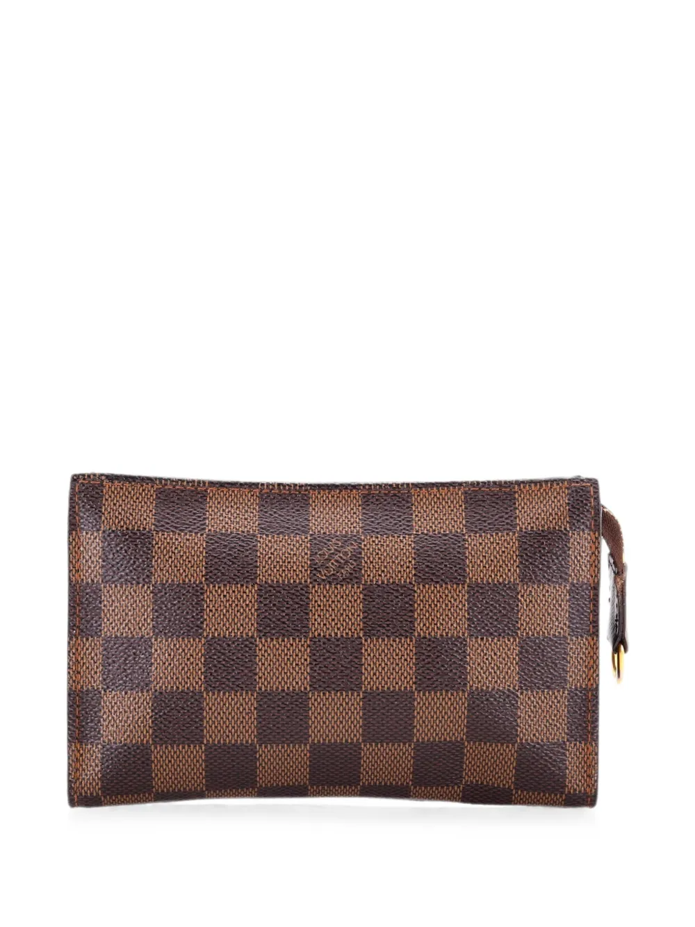 Louis Vuitton Pre-Owned Pouch Marais in tela Damier con zip - Marrone
