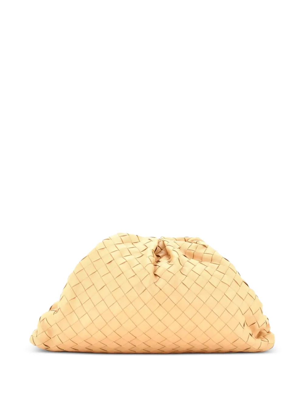 Bottega Veneta Pre-Owned Borsa a tracolla The Pouch mini in nappa con design Intrecciato - Toni neutri