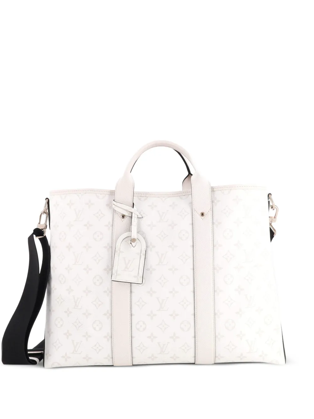 Louis Vuitton Pre-Owned Borsa tote Weekend NM Monogram Taïgarama - Bianco