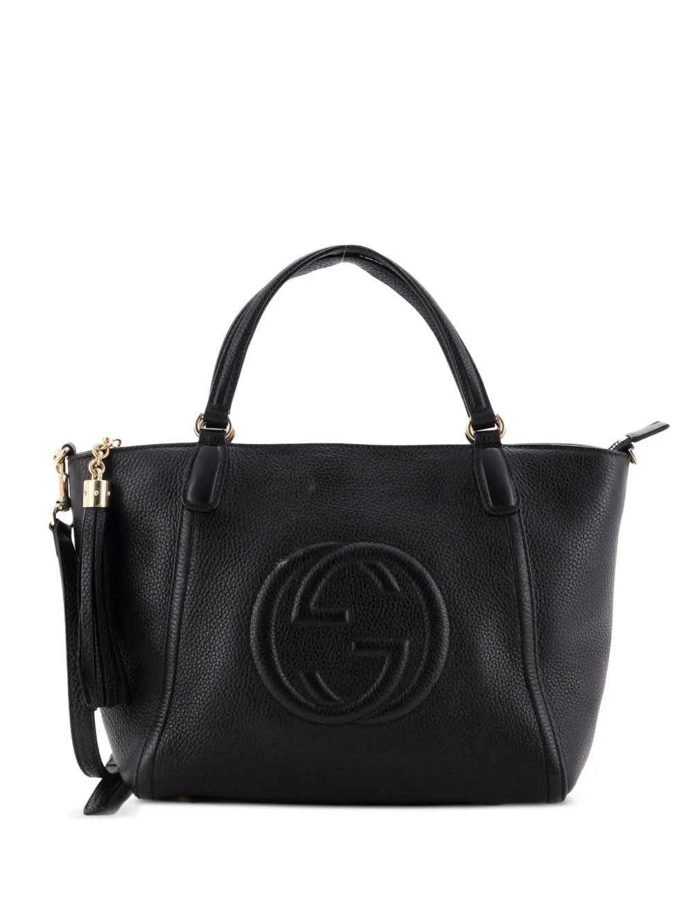 Gucci Pre-Owned Borsa a tracolla Soho piccola convertibile in pelle con manico - Nero