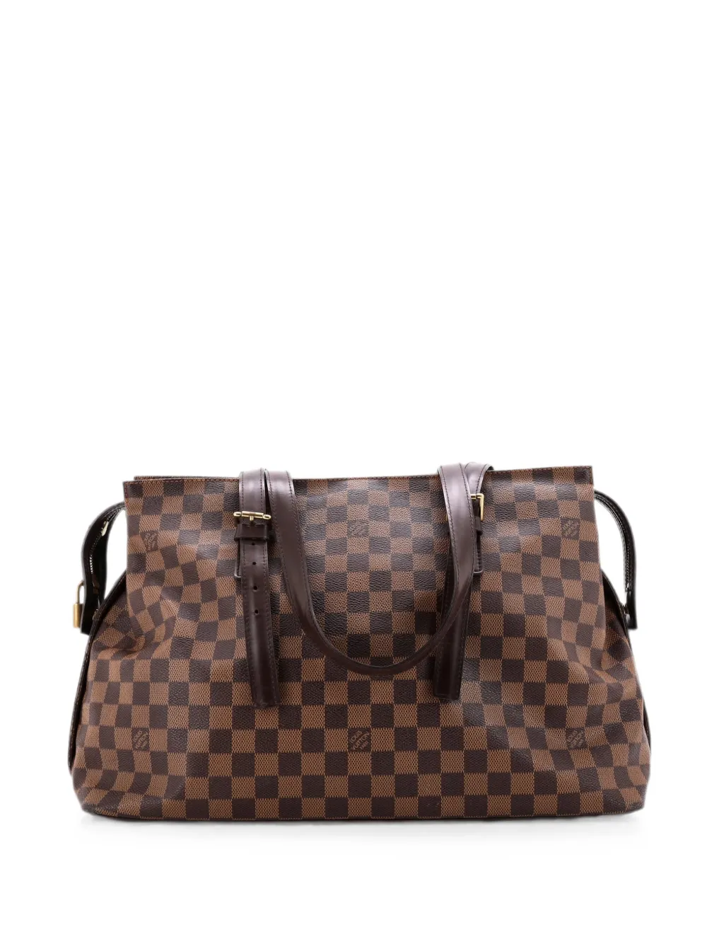 Louis Vuitton Pre-Owned Borsa tote Chelsea Damier - Marrone