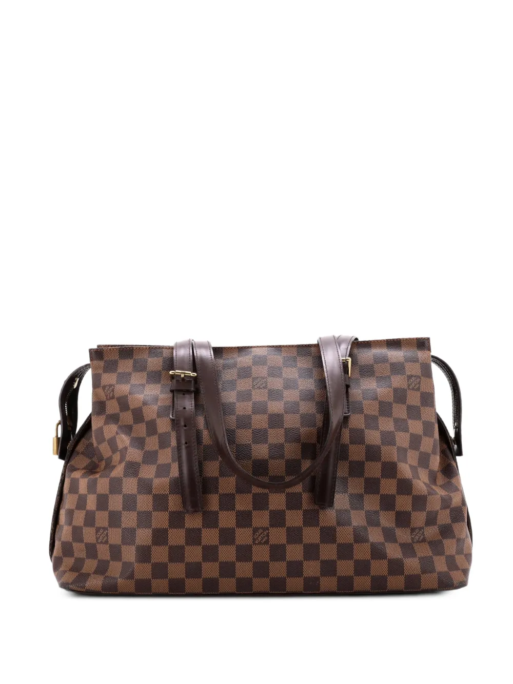 Louis Vuitton Pre-Owned Borsa tote Chelsea Damier - Marrone