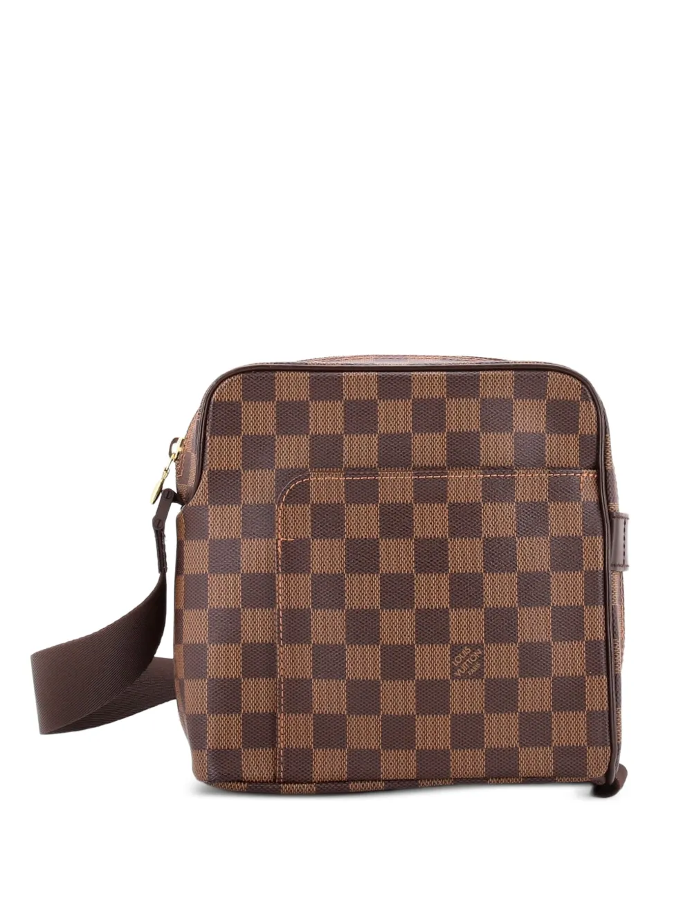 Louis Vuitton Pre-Owned Borsa a tracolla Olav PM Damier - Marrone