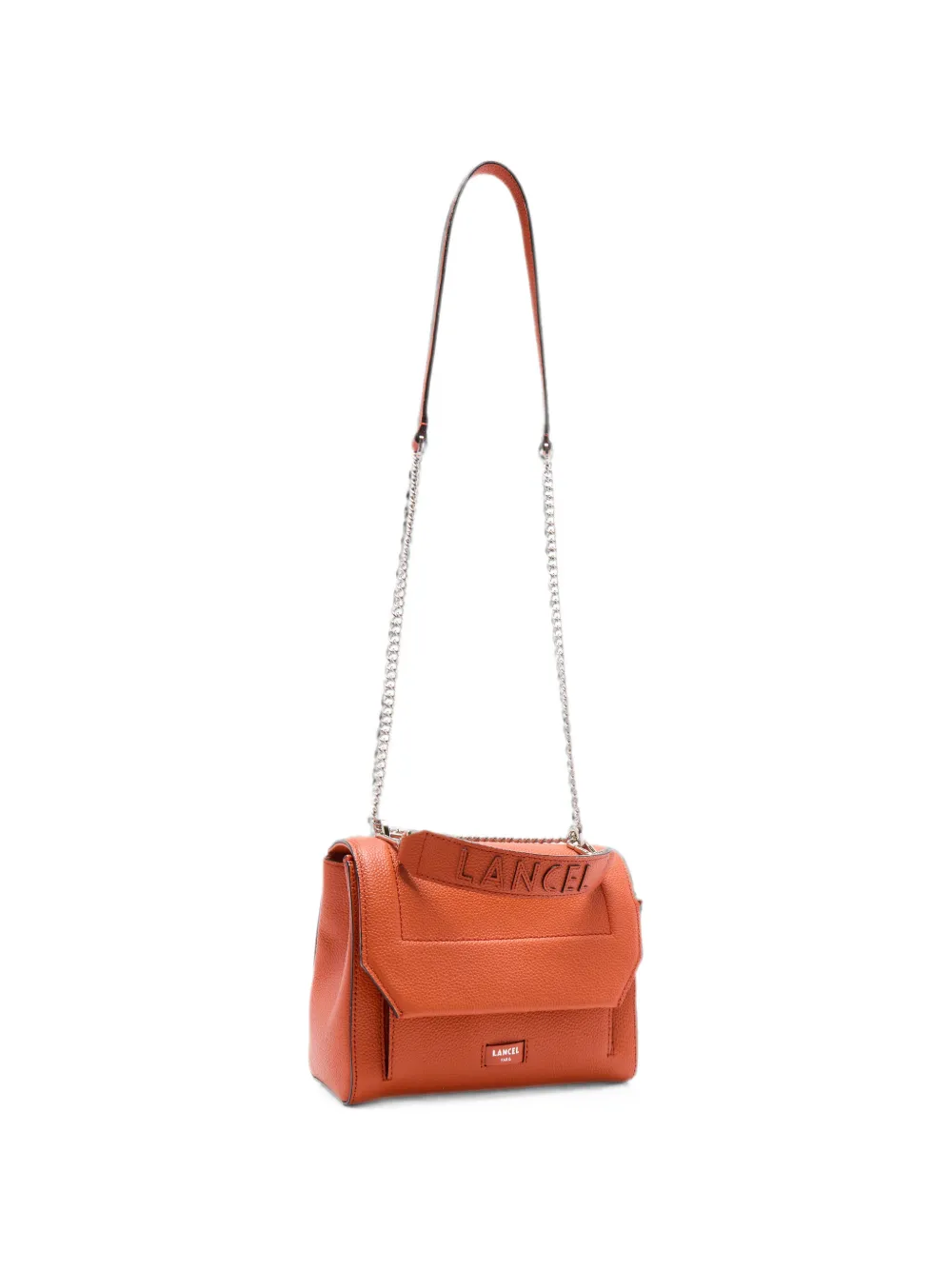 Lancel Ninon leren schoudertas Oranje