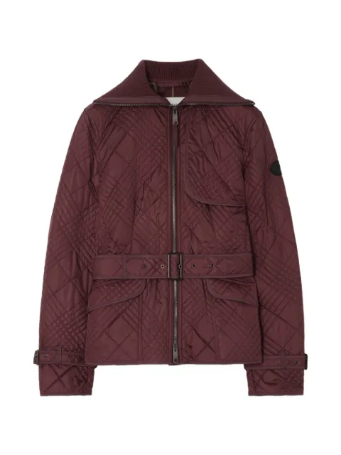 Burberry Micro Check-stitch nylon Abbeydale jacket