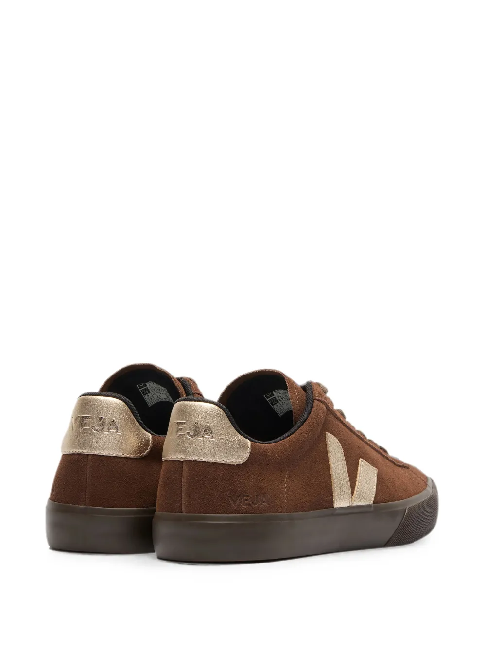 VEJA Campo suede walnut platine eagle Bruin