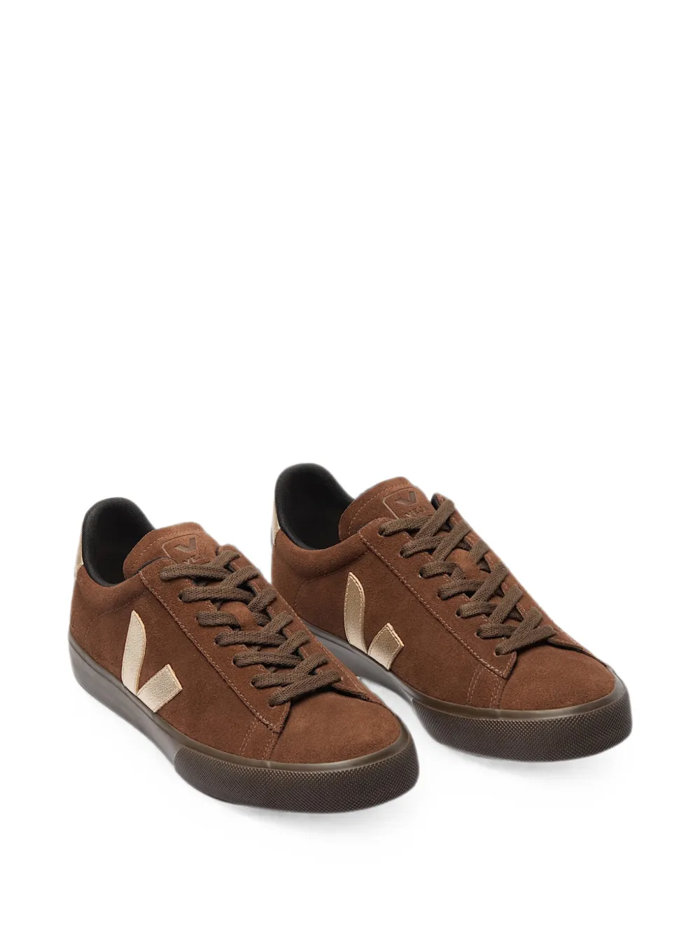 VEJA Campo suede walnut platine eagle Bruin