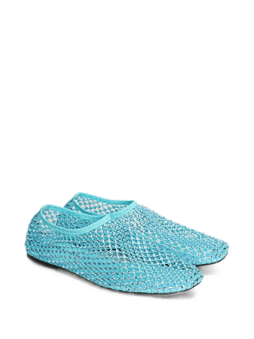 strategia shoes Bijoux crystal-embellished ballet flats Blauw