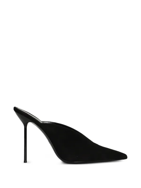 Paris Texas Lidia Sabot Stiletto-heel Mules in Black