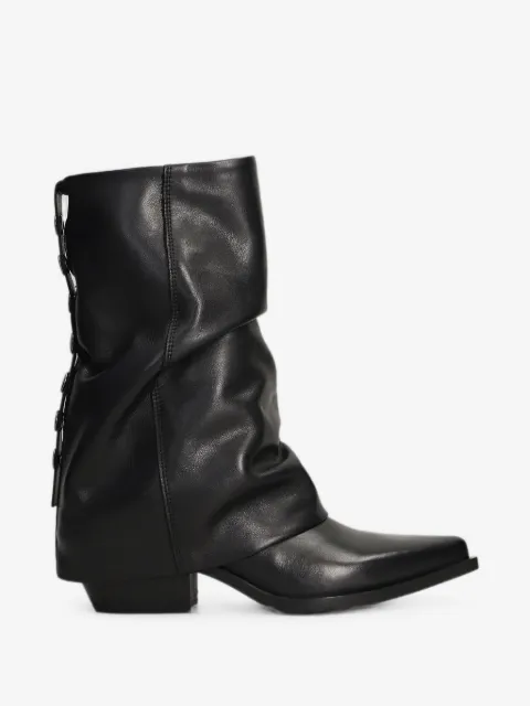 Metisse Texan slouchy stud-embellished boots