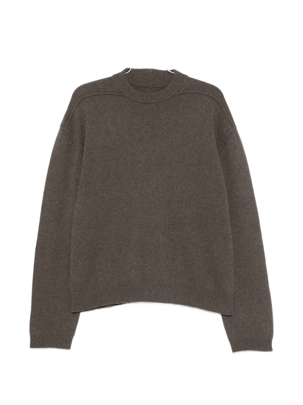 Rick Owens Tommy Lupetto ribbed-knit sweater - Braun