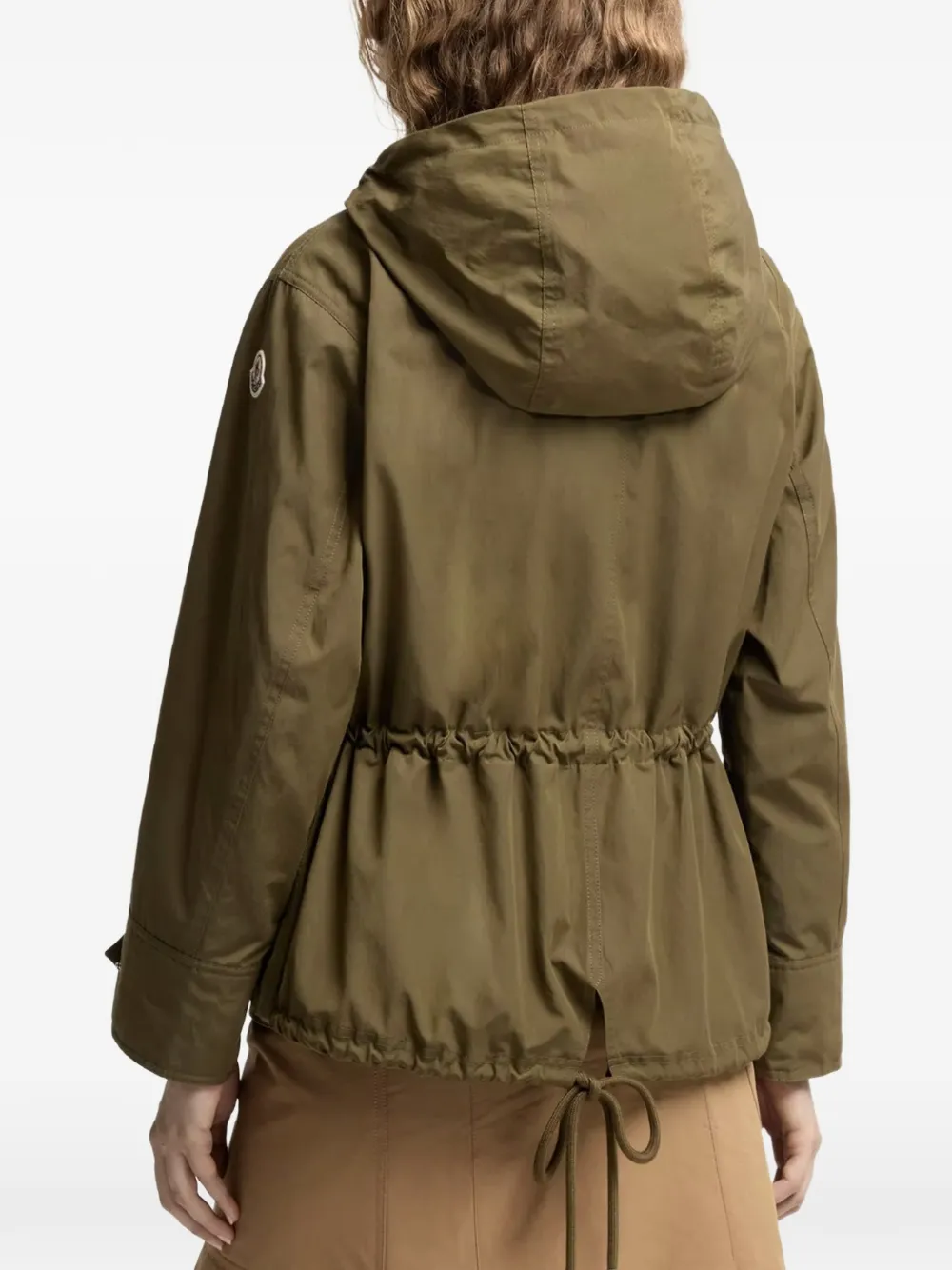 Moncler Effraie 3-in-1 shearling trimmed down parka Groen