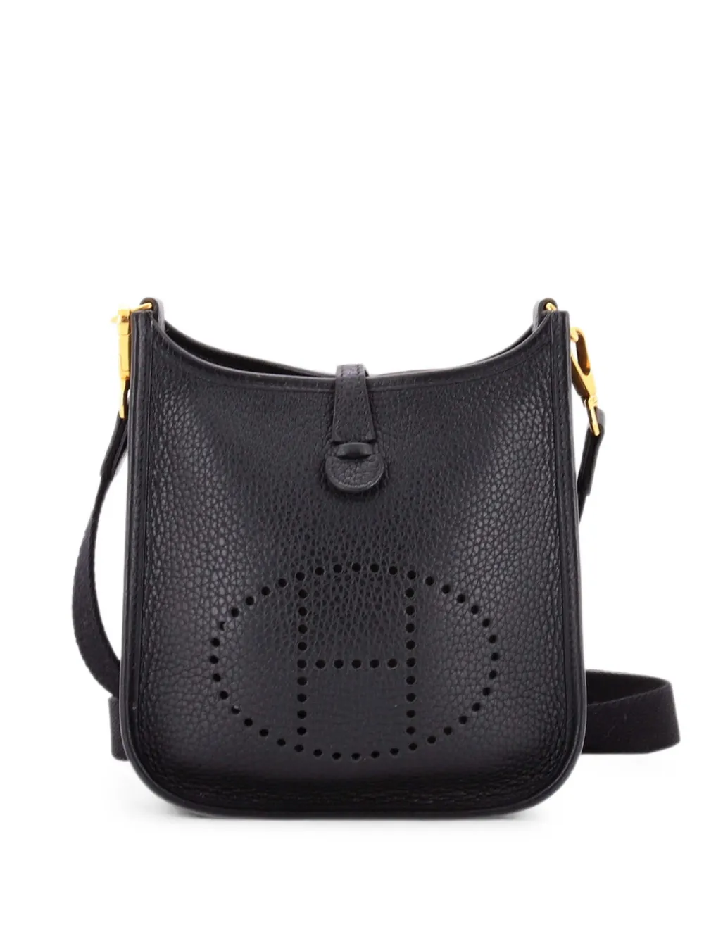 Hermès Pre-Owned Evelyne Bag Gen III Clemence TPM Umhängetasche - Schwarz
