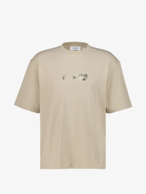 Off-White Arrows-print cotton T-shirt