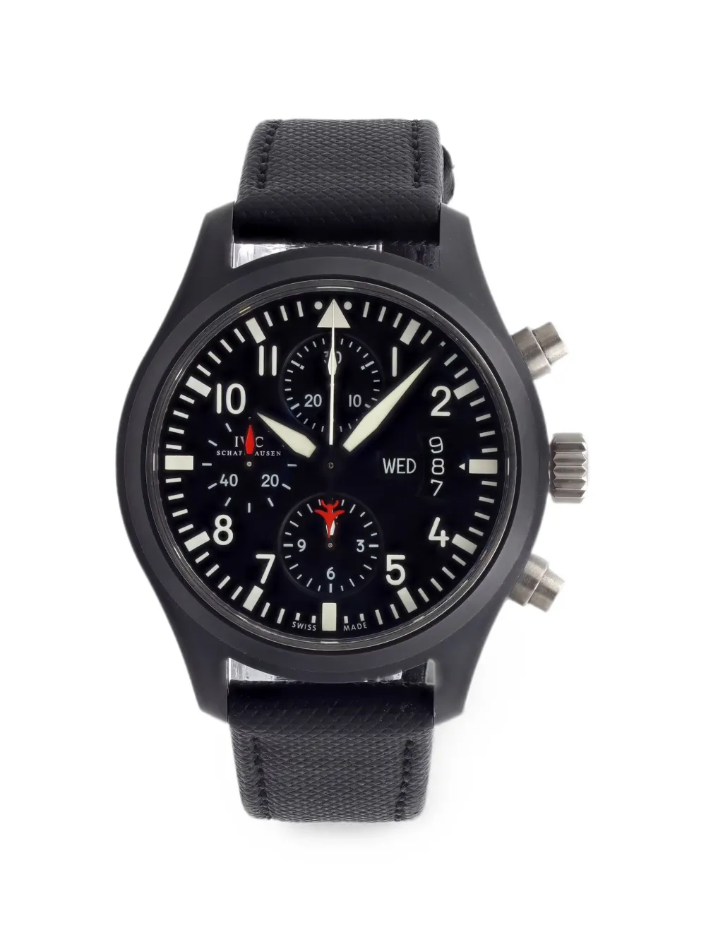 IWC Schaffhausen Top Gun Chronograph 44mm watch - Schwarz