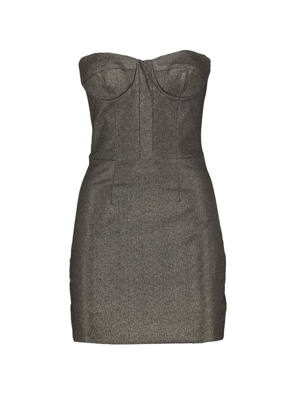 Just Cavalli Vintage strapless corset mini dress - Black