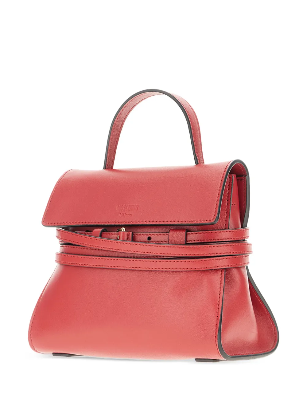 Moschino buckle-detail tote bag Rood