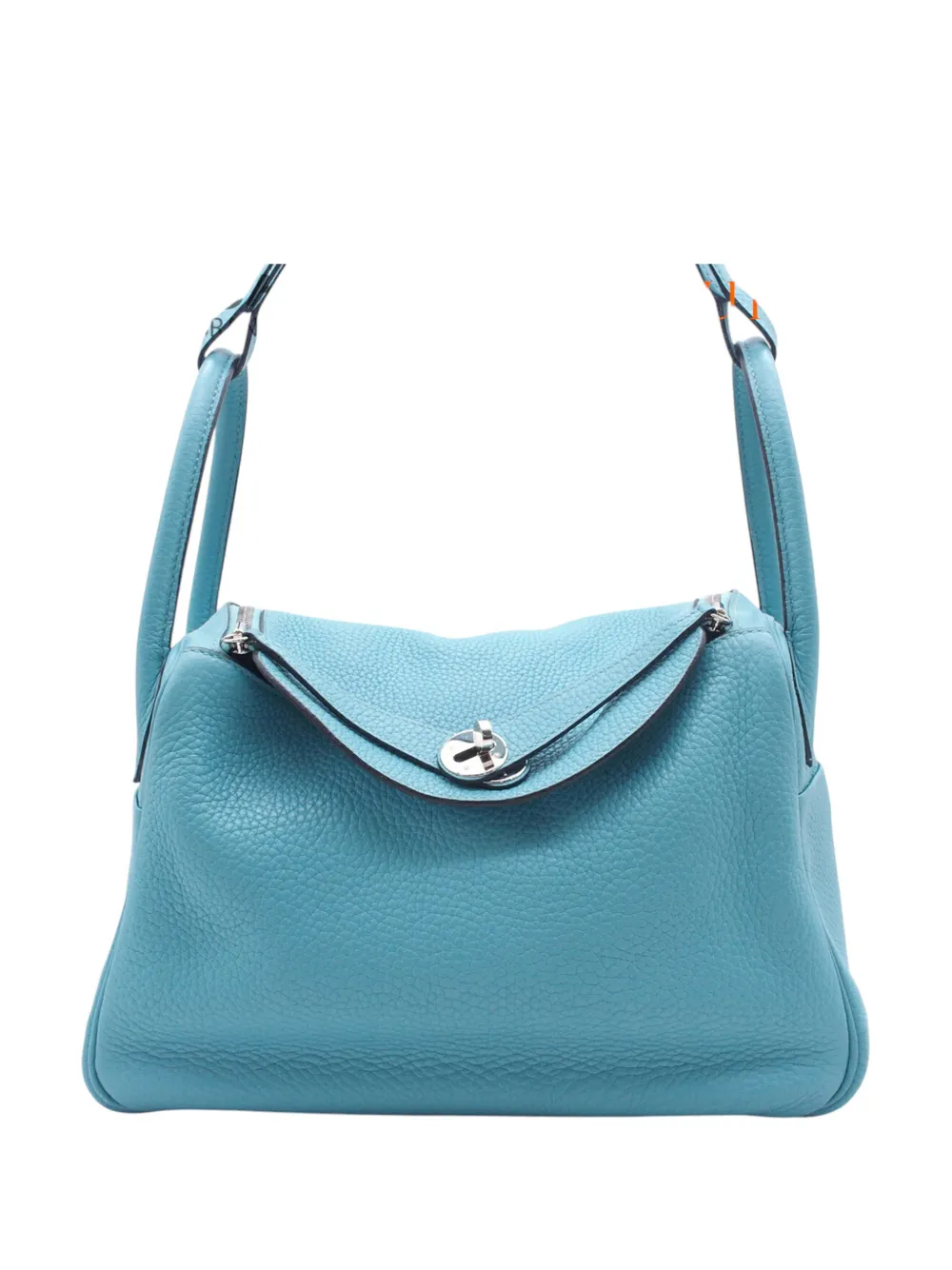 Hermès Pre-Owned 2015 Clemence Lindy Schultertasche 30cm - Blau