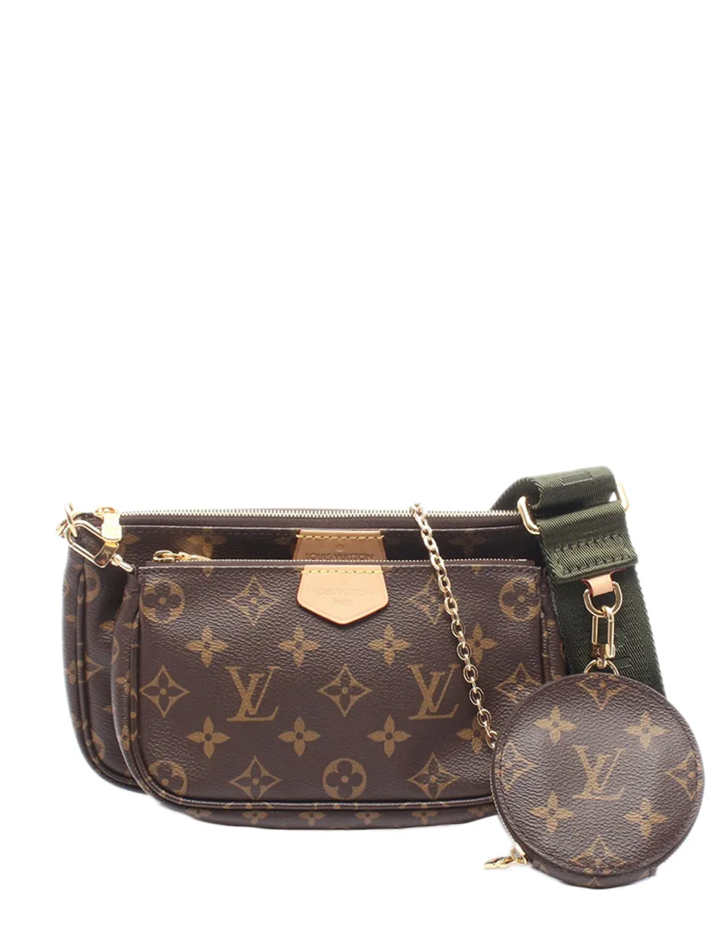Louis Vuitton Pre-Owned 2022-2026 Multi Pochette Accessoires Satchel-Tasche mit Monogramm - Braun