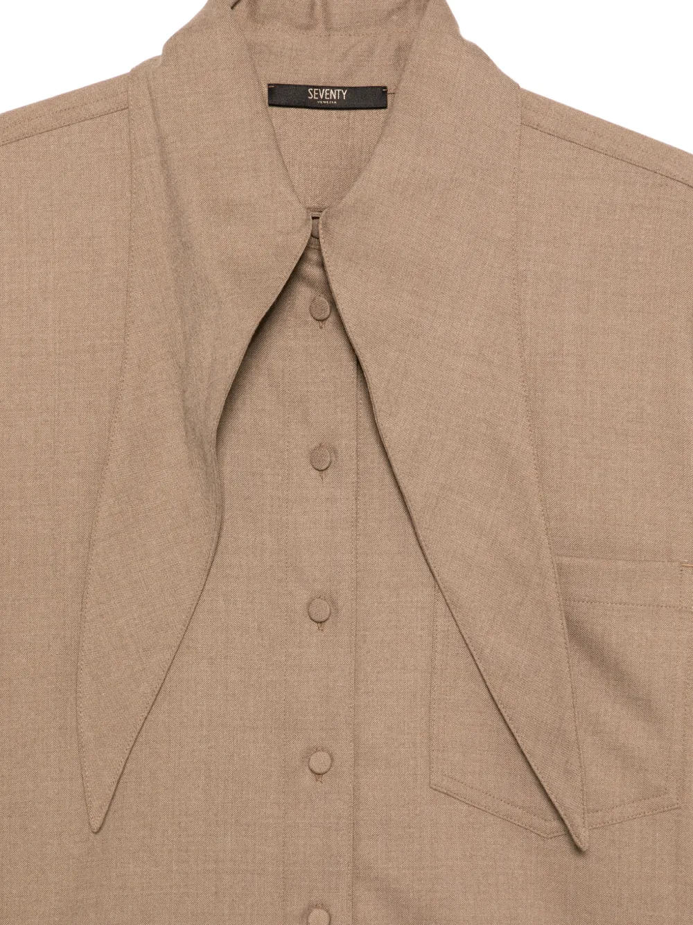 Seventy pointed-collar shirt Bruin
