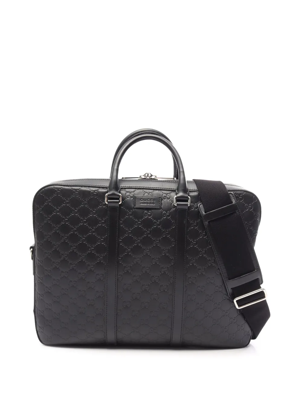 Gucci Pre-Owned Borsa in pelle Guccissima 2000-2015 - Nero