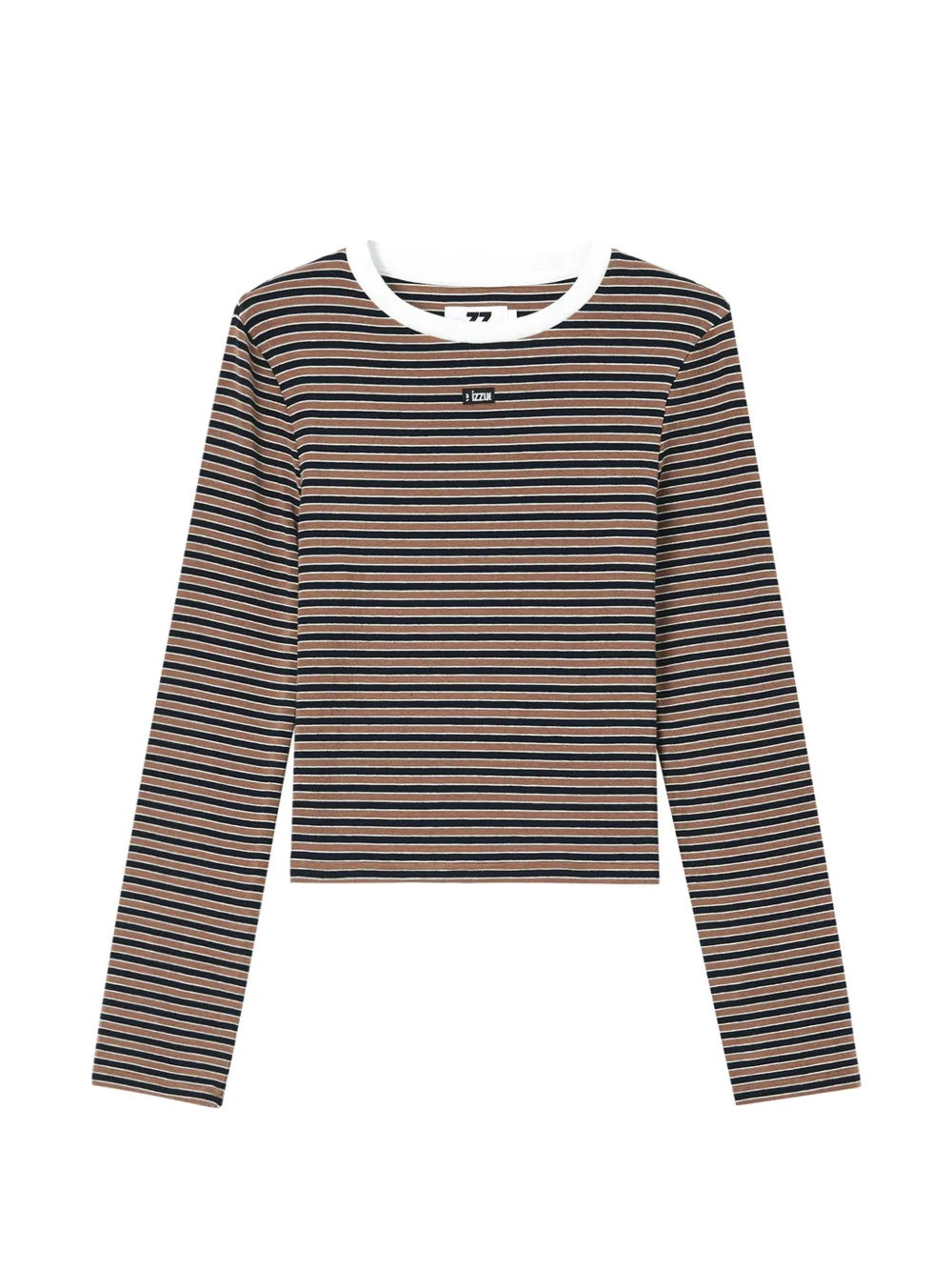 izzue striped long-sleeve T-shirt