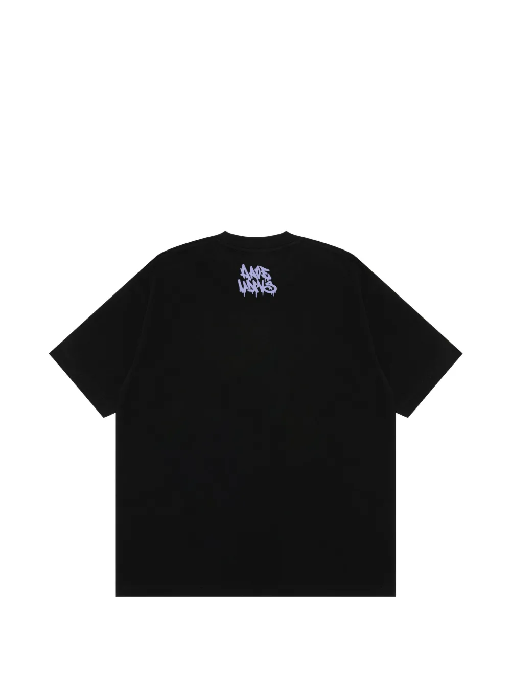 AAPE BY *A BATHING APE AAPEUNVS katoenen T-shirt Zwart