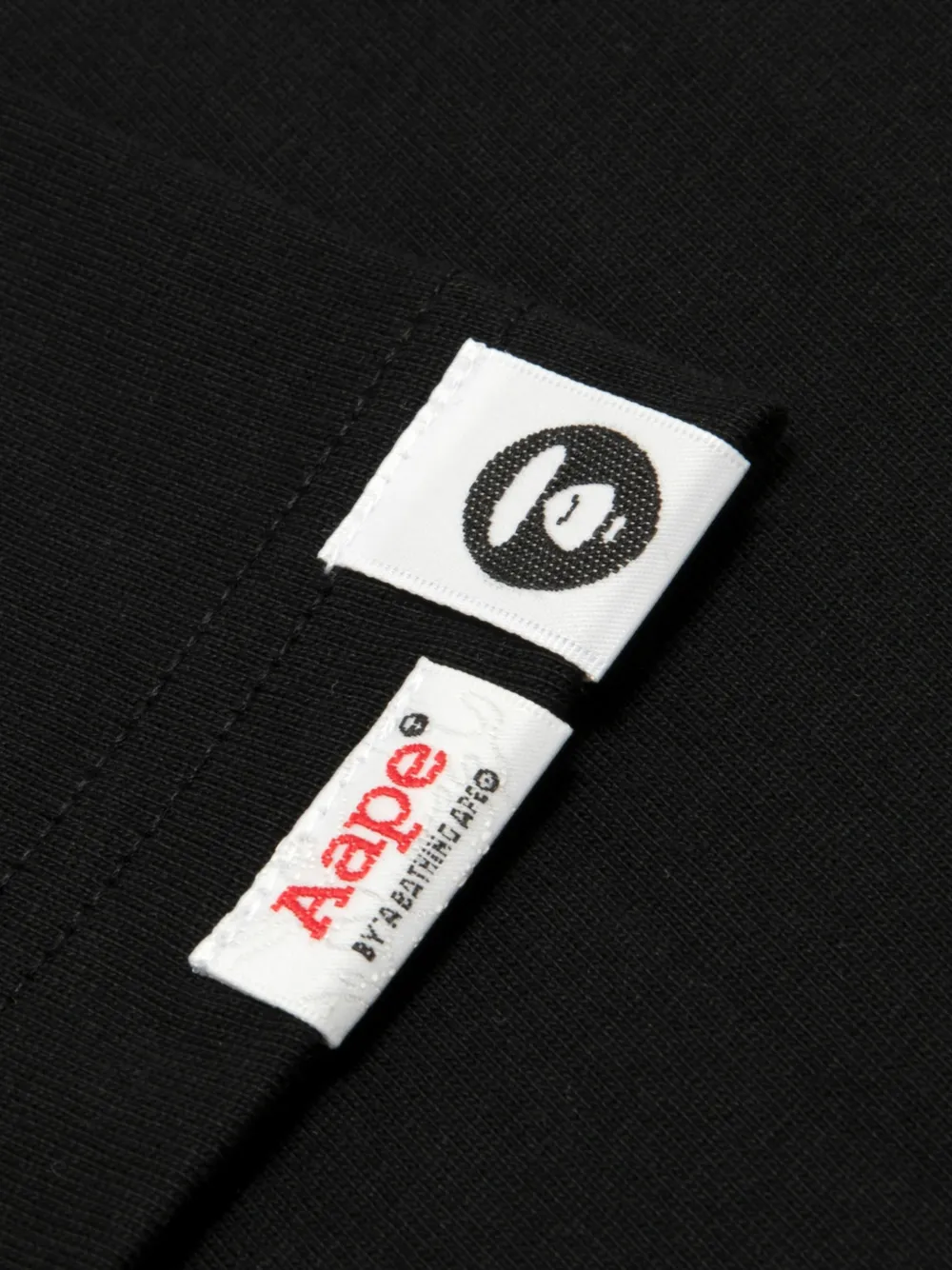AAPE BY *A BATHING APE T-shirt met grafische print Zwart