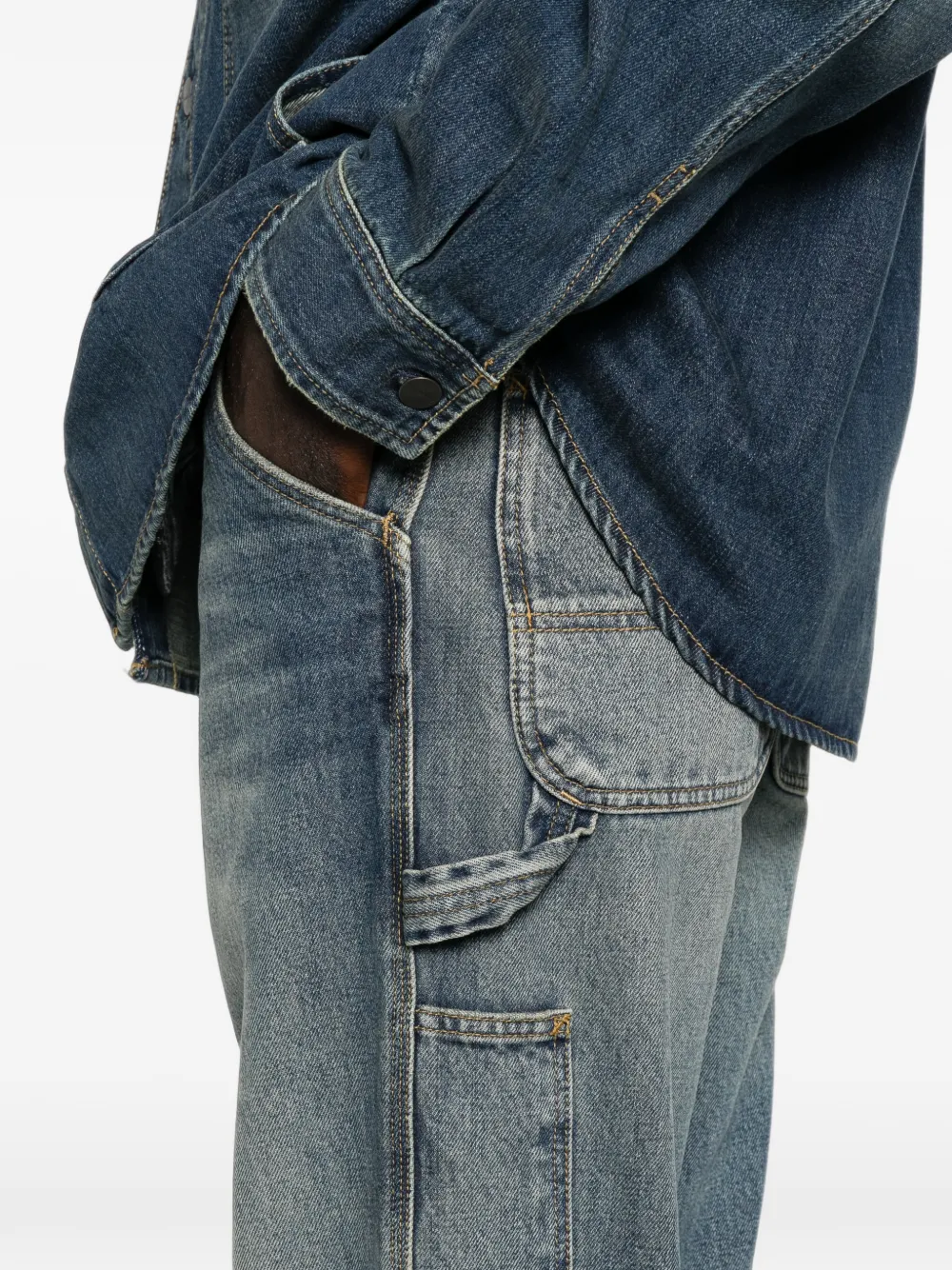 Carhartt WIP Single Knee jeans Blauw