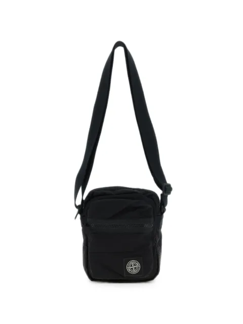 Stone Island 9200015 coated nylon metal in econyl® crossbody bag