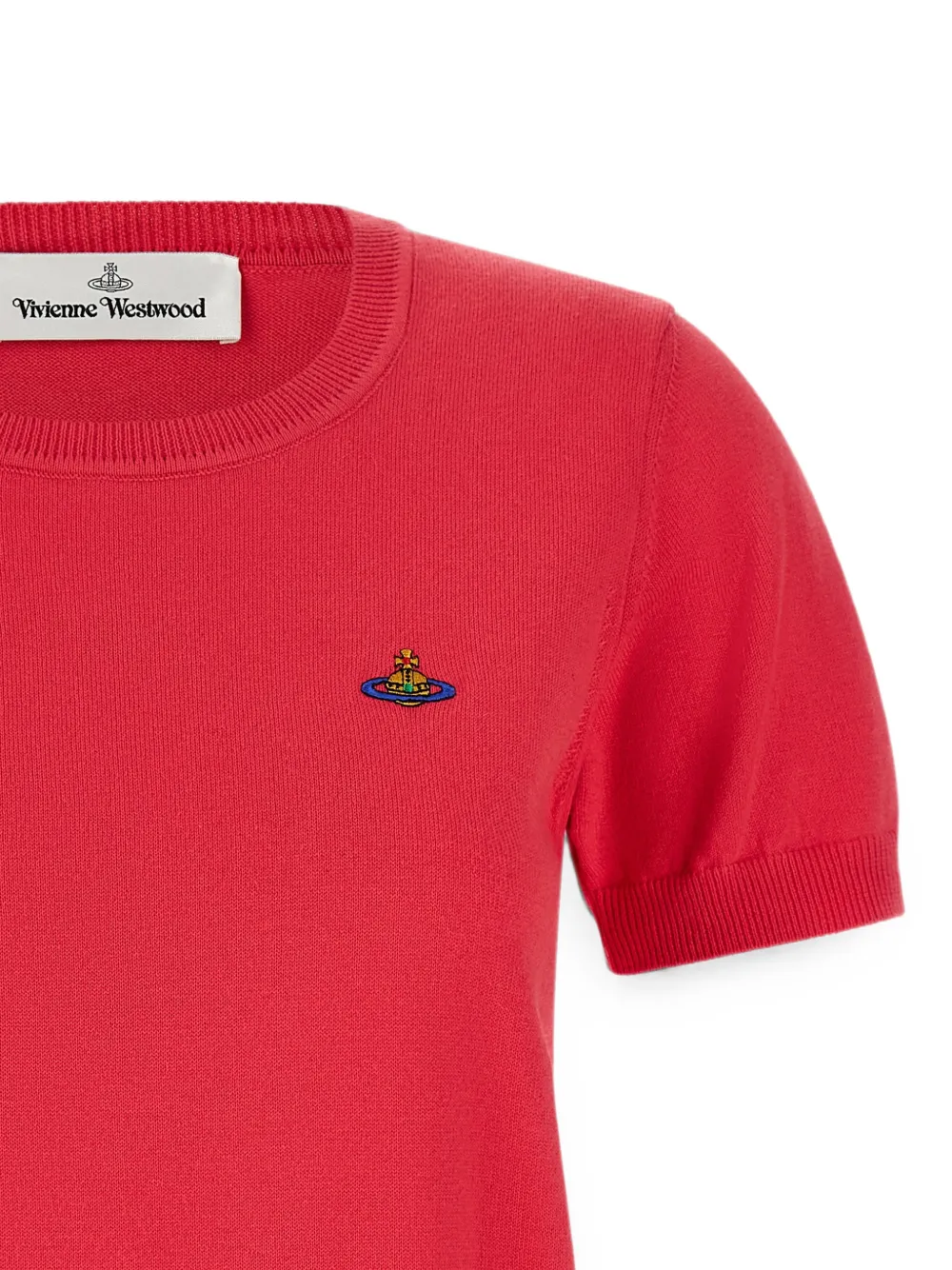Vivienne Westwood T-shirt met borduurwerk Rood