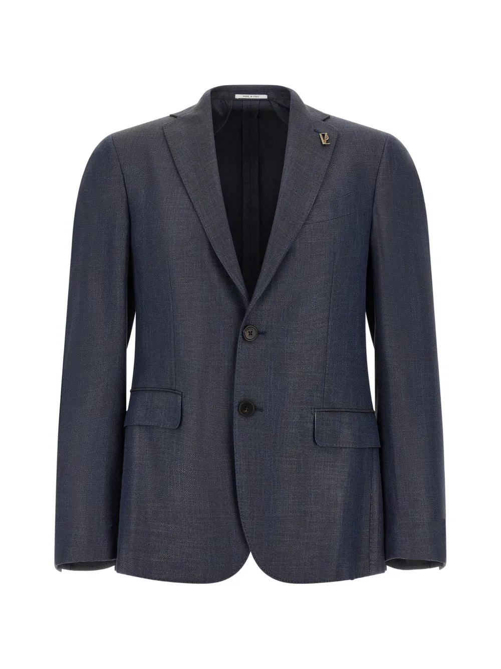 Pal Zileri textured single-breasted blazer - Blu