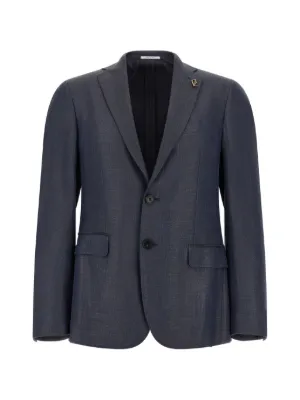 Corneliani シングルジャケット | ブルー | FARFETCH JP