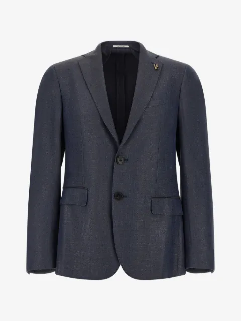Pal Zileri textured single-breasted blazer