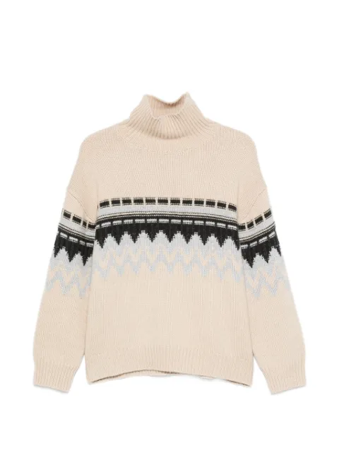 Allude Maglione in cashmere a collo alto