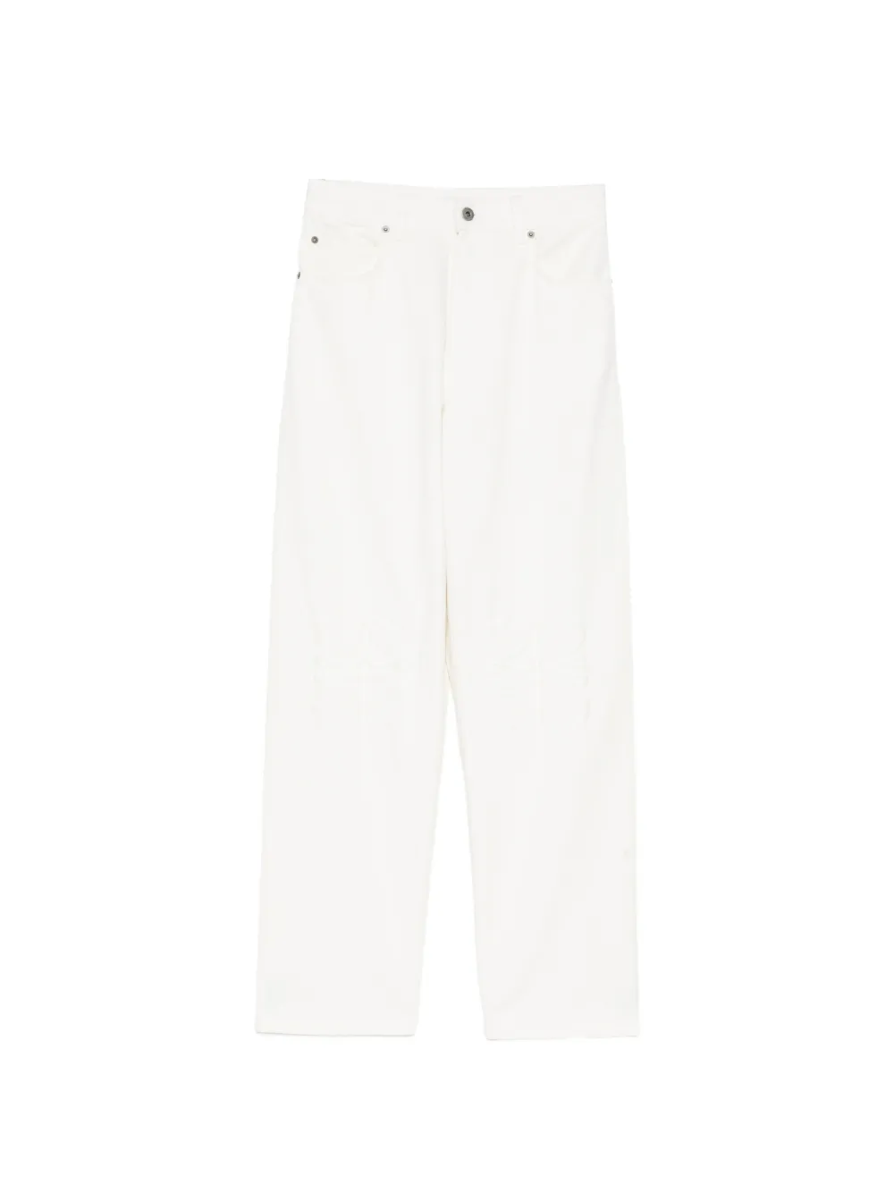 LOEWE Anagram-embroidered jeans - Bianco