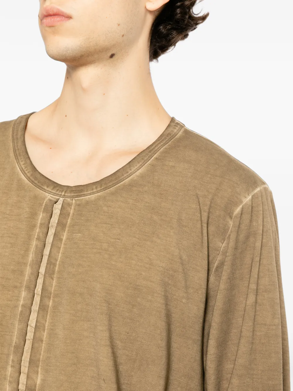 Uma Wang T-shirt met lange mouwen Bruin
