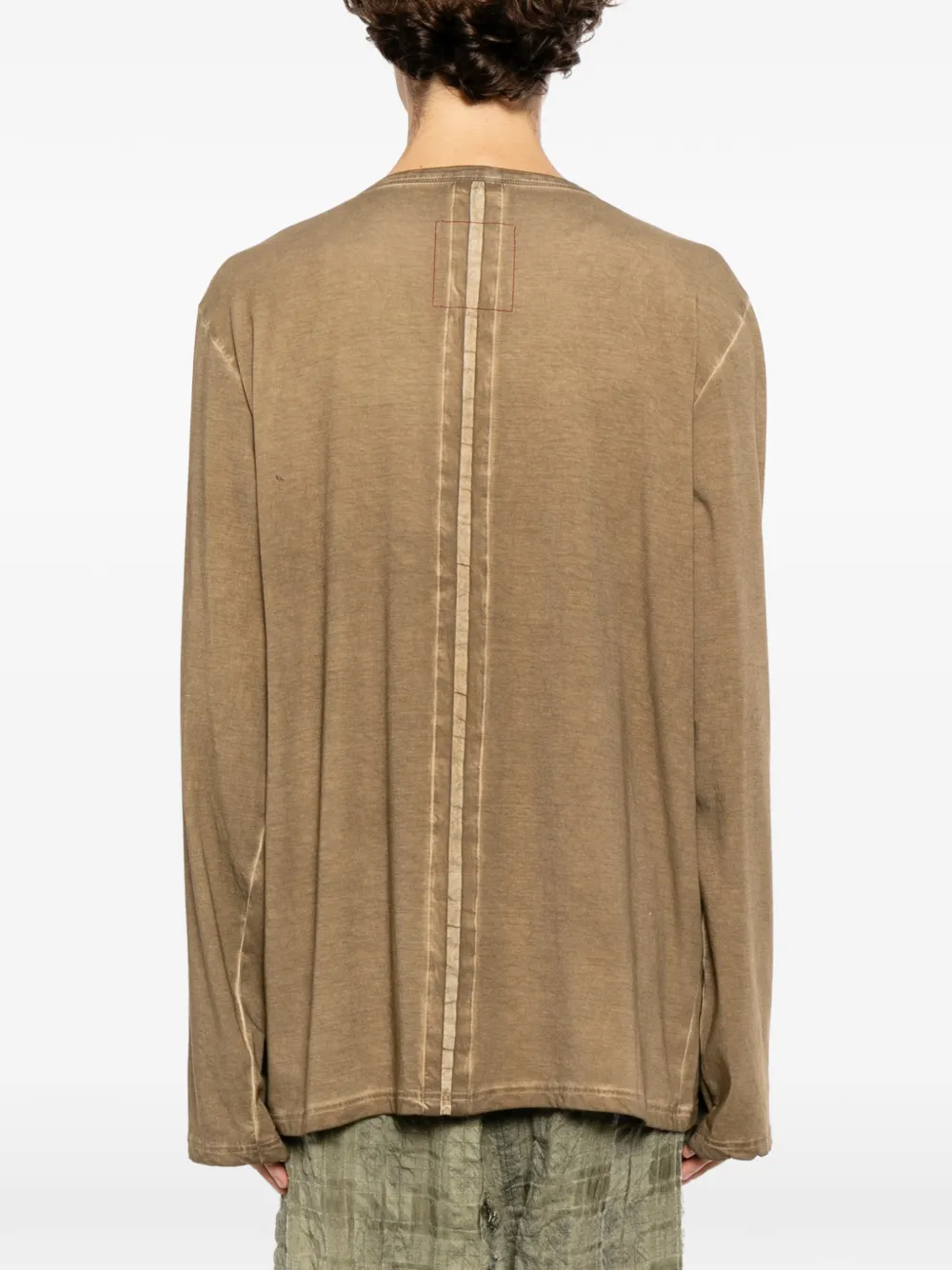 Uma Wang T-shirt met lange mouwen Bruin