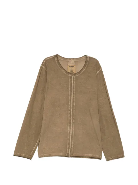 Uma Wang playera con costuras expuestas