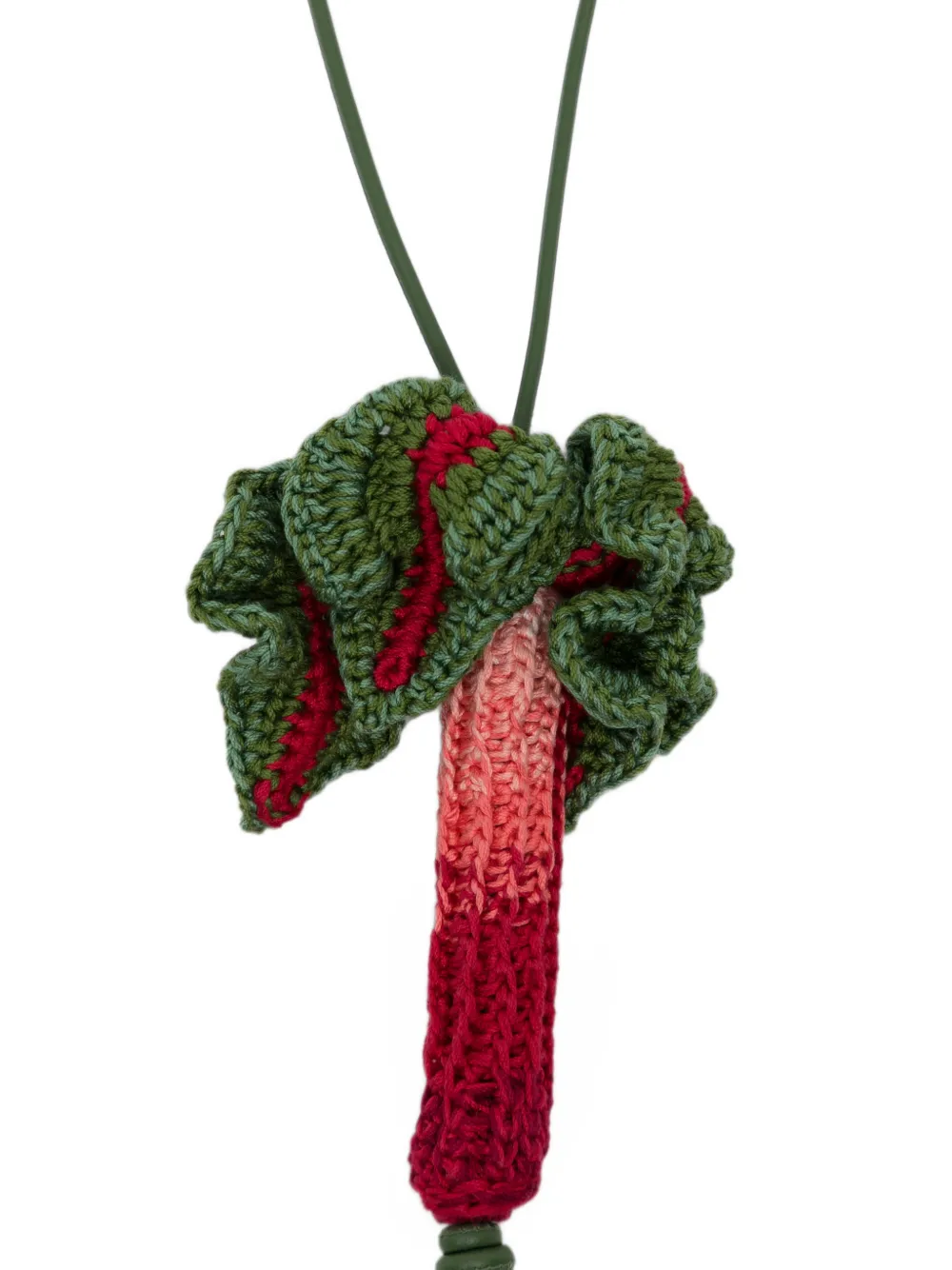 JW Anderson Gehaakte rabarberbedel Rood