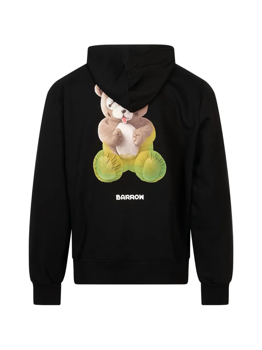 BARROW Keep Going hoodie met grafische print Zwart