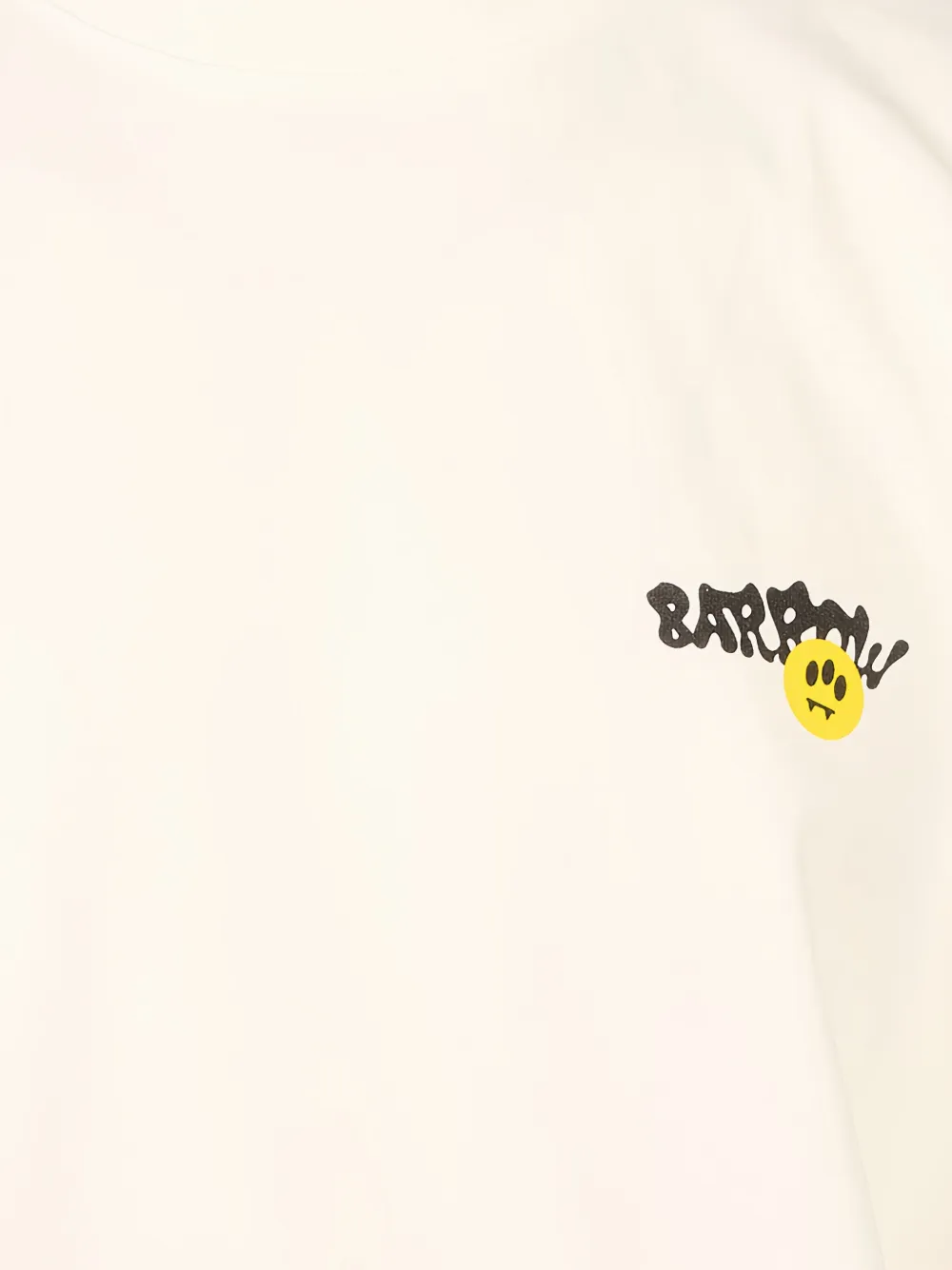 BARROW T-shirt met print Wit