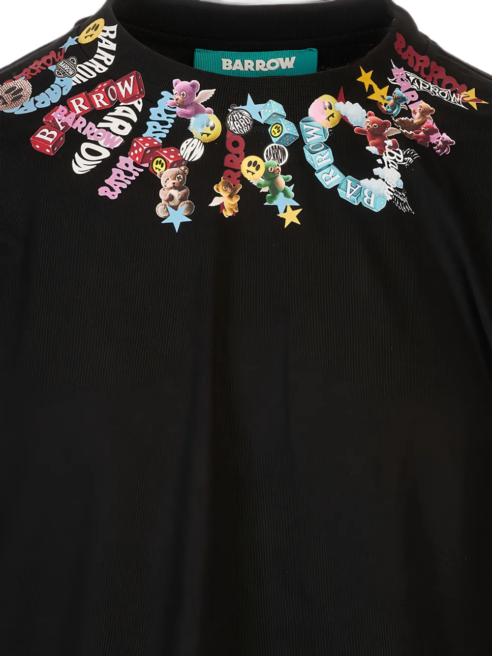 BARROW T-shirt met print Zwart