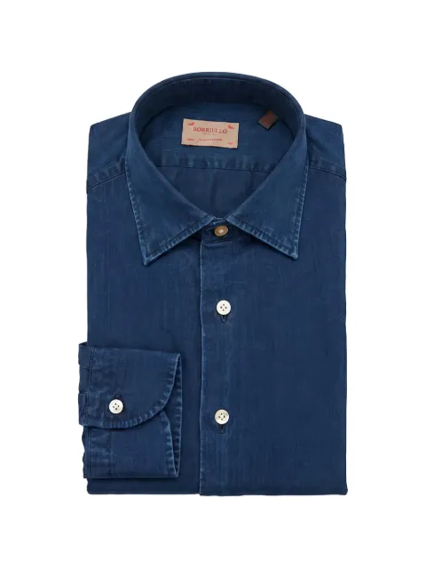 BORRIELLO NAPOLI classic-collar long-sleeve shirt