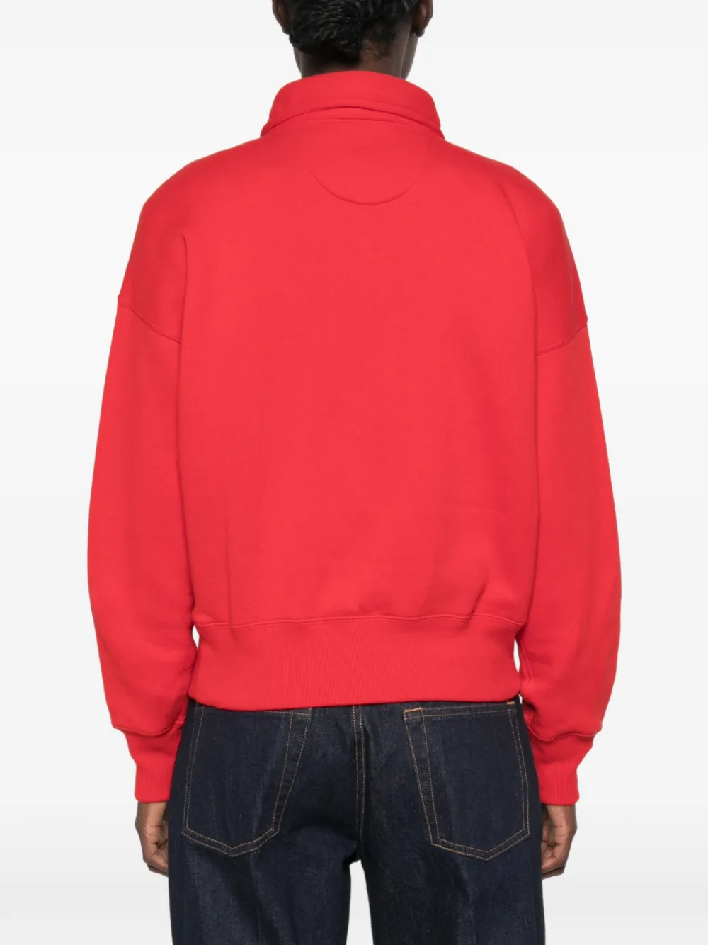 Polo Ralph Lauren Polotrui met geborduurd logo en kwartrits Rood