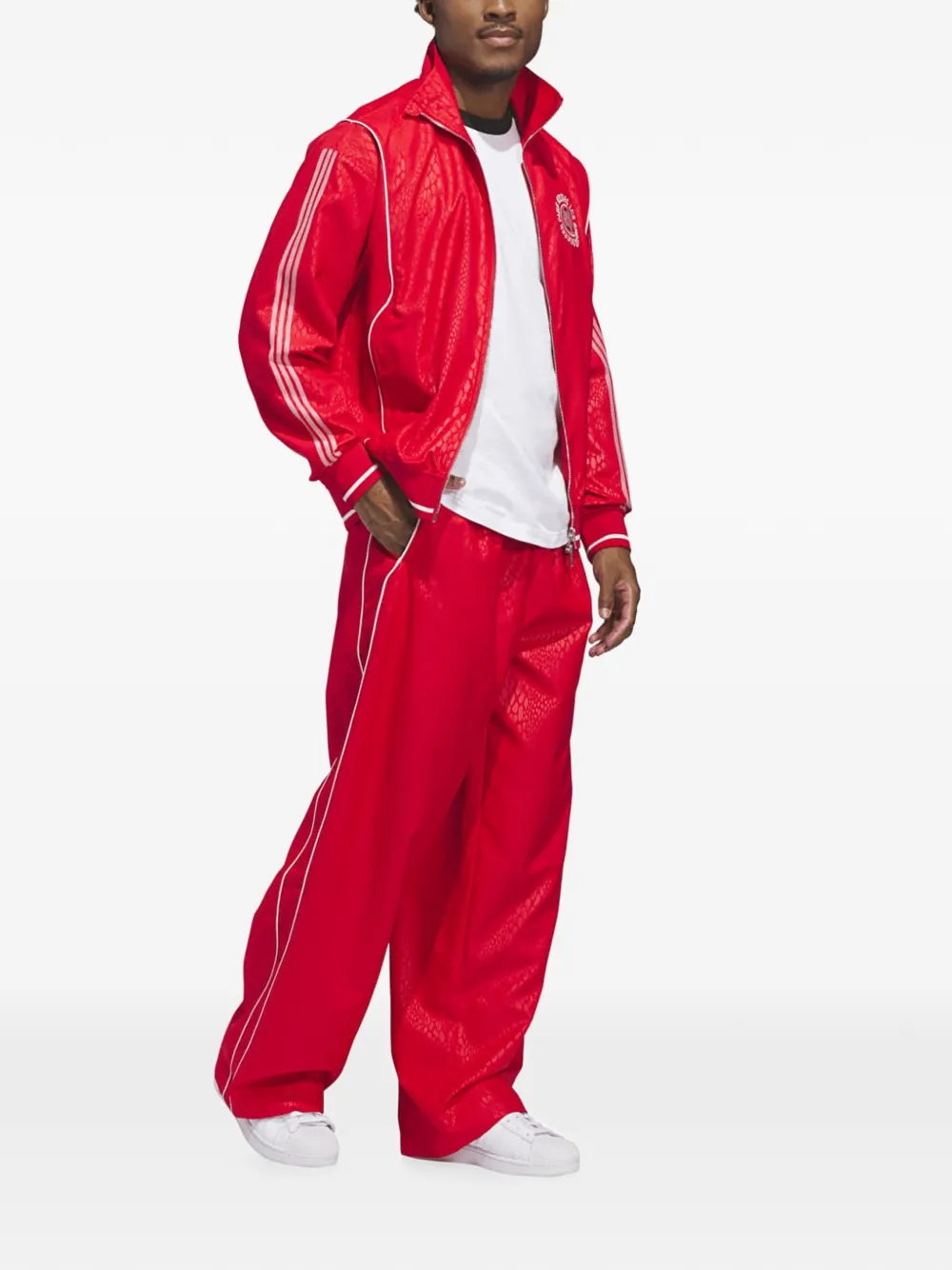 adidas NY trainingsjack Rood